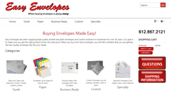 Desktop Screenshot of easyenvelopes.com